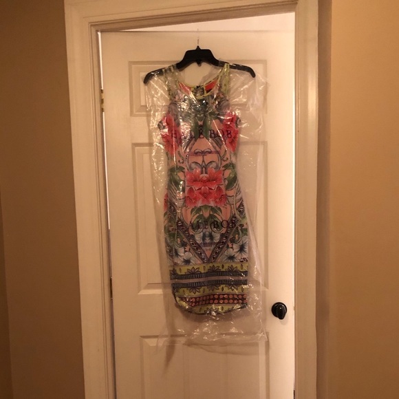 Gorgeous Hale Bob Halter Dress XS WORN ONCE! - Picture 2 of 8